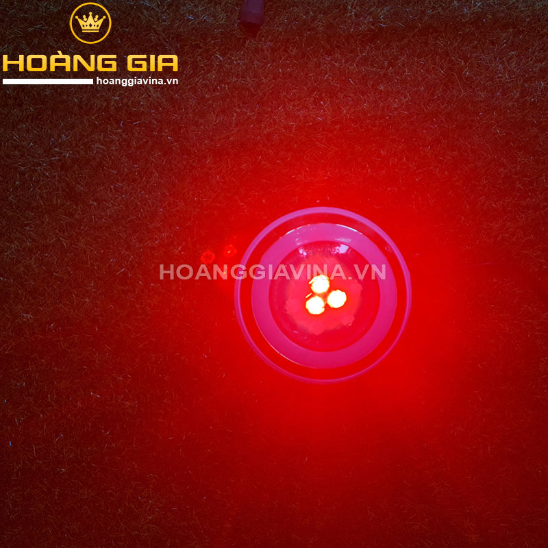 đèn led hồ bơi 18w ánh sáng đỏ - chế độ đỏ đèn RGB