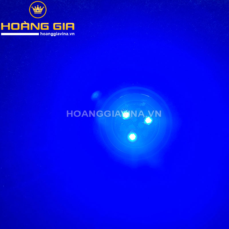 đèn led hồ bơi 18w ánh sáng xanh dương - chế độ xanh dương đèn RGB