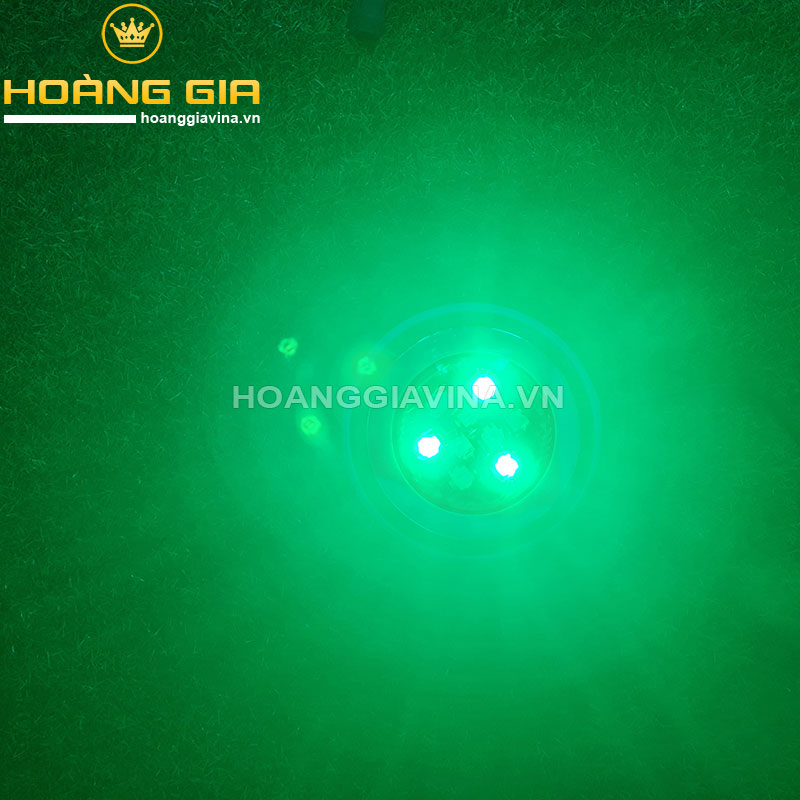 đèn led hồ bơi 18w ánh sáng xanh lá cây- chế độ xanh lá cây đèn RGB